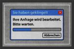 Fussmatte - Sie haben geklingelt Ihre Anfrage wird bearbeitet