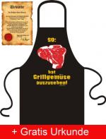 Lustige Grillschürze: So hat Grillgemüse auszusehen!