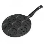 NordicWare Pancake-Pfanne, Aluminium, Schwarz